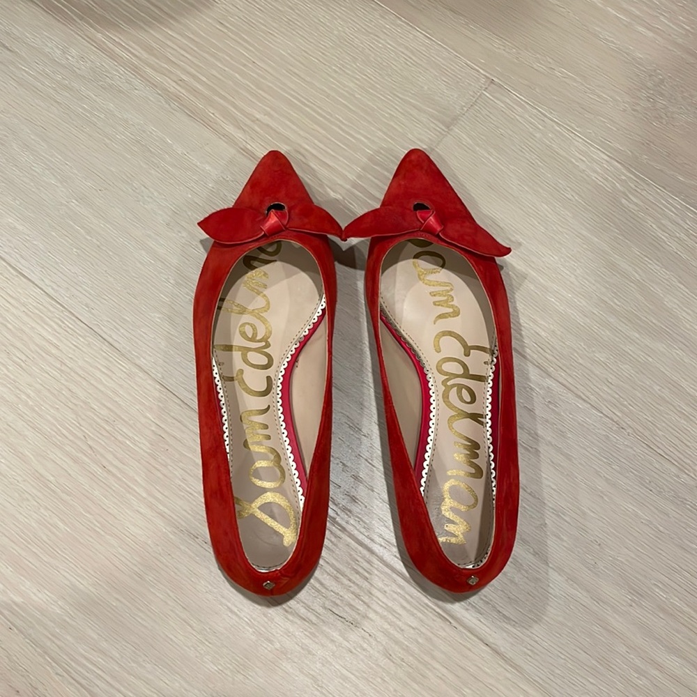 Red Sam Edelman Flats